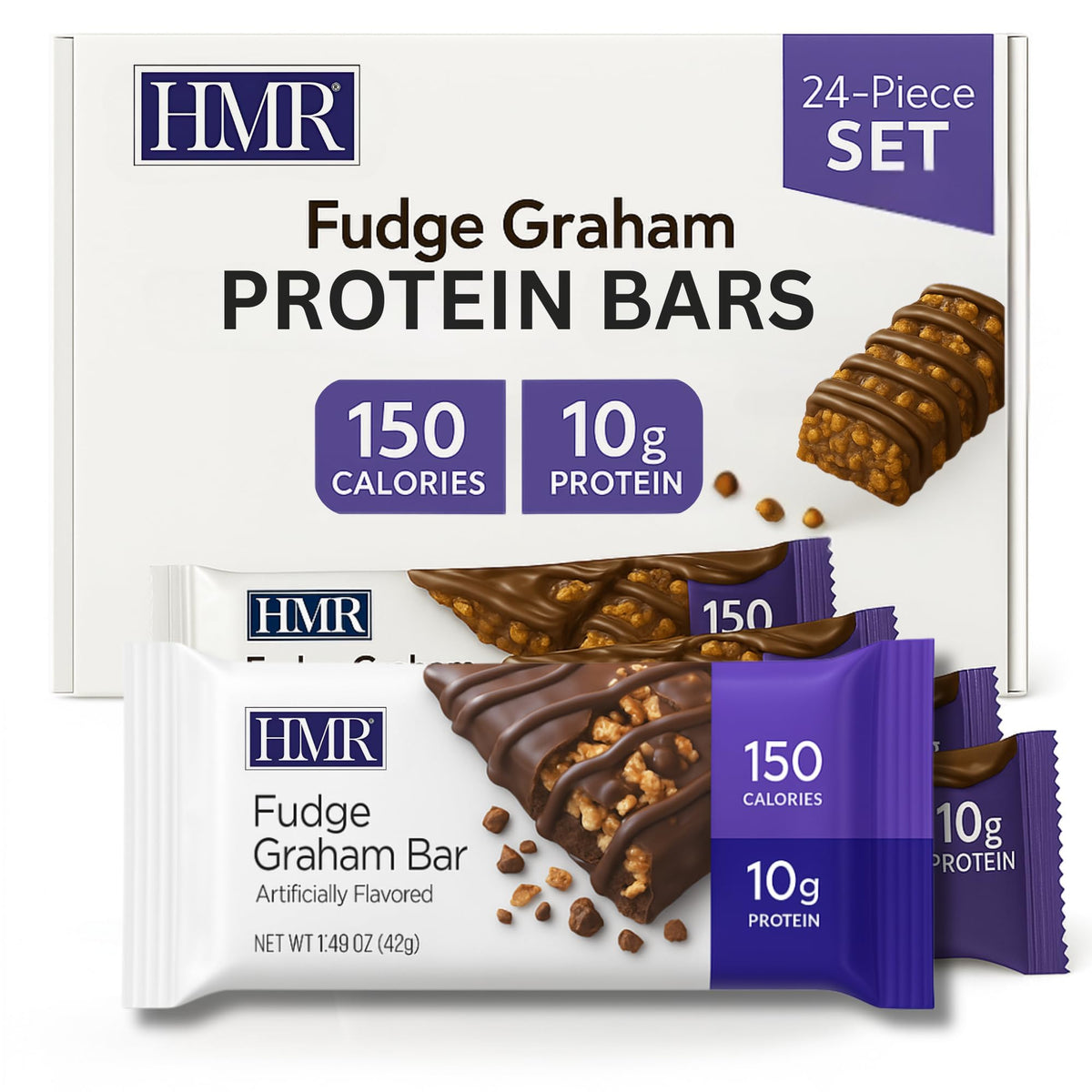 HMR Protein Bars, 24 Count