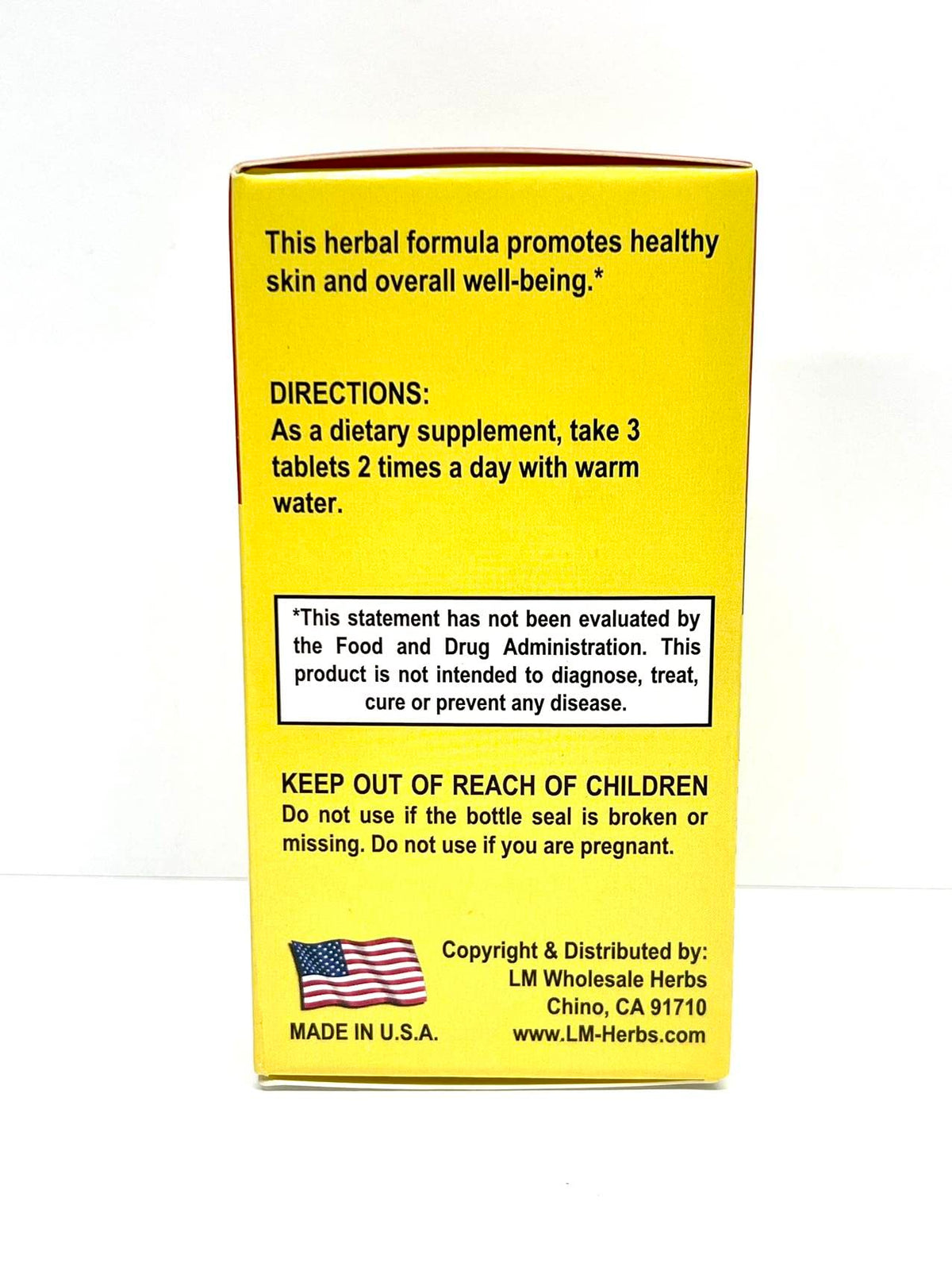 Laowei Derma Care Herbal Supplement for Skin Health - 36 Tablets - image 3