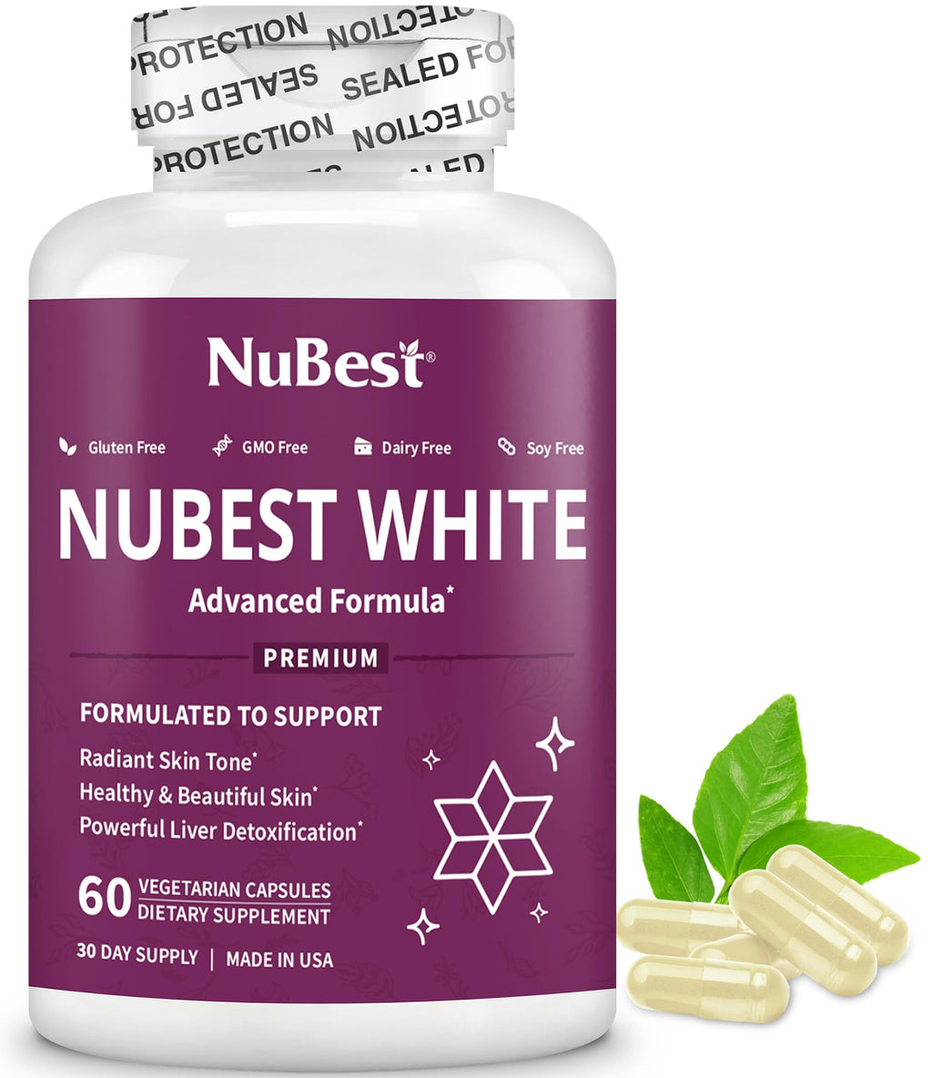 NuBest White - Glutathione 400mg & Milk Thistle Extract - Skin