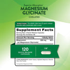 Nature's Truth Magnesium Glycinate 200mg - 120 Capsules - image 2