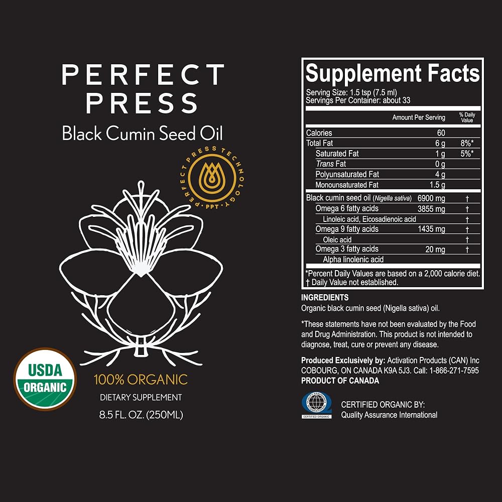 Perfect Press Black Cumin Oil - 8.5 fl oz - image 2