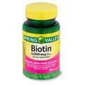 Spring Valley Biotin 5000 mcg Super Potency - 120 Softgels