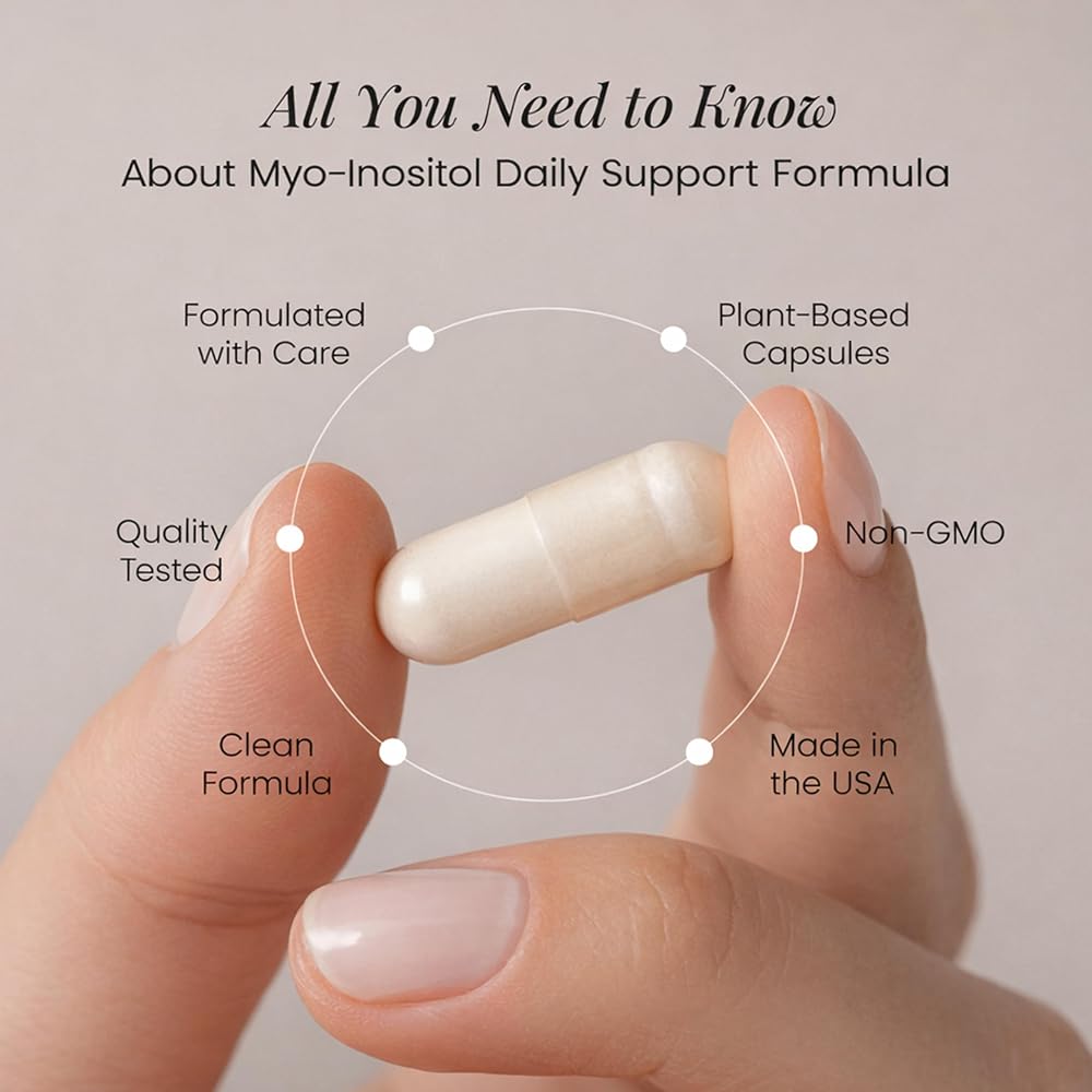 Cocó March N.M.D Myo-Inositol Hormonal Support for Women - 120 Capsules - image 5