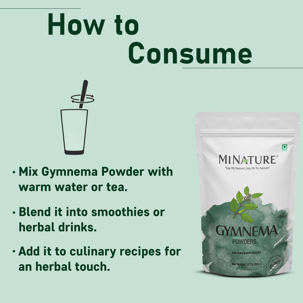 minature Gymnema Sylvestre Powder - 227g - image 4