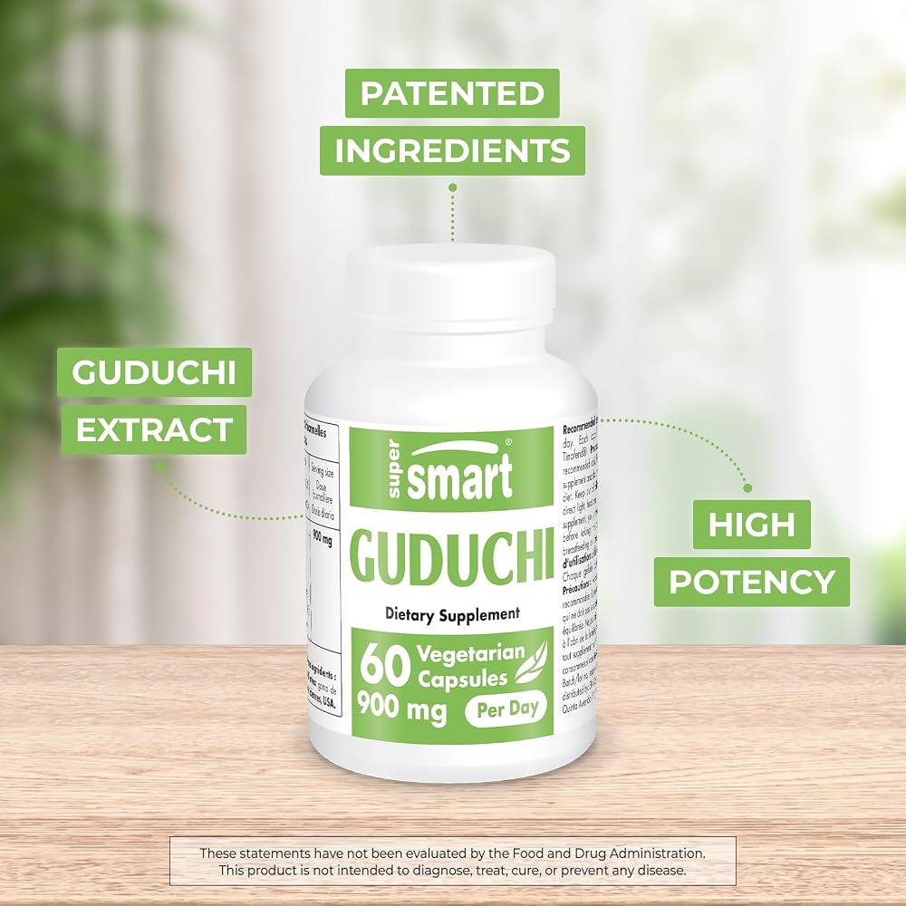 Supersmart Guduchi 900mg Tinospora Cordifolia Extract - 60 Vegetarian Capsules - image 2