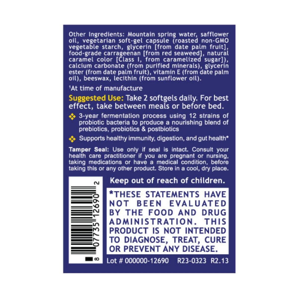 Quantum Nutrition Probiotic Support - 60 Vegetarian Softgels - image 3