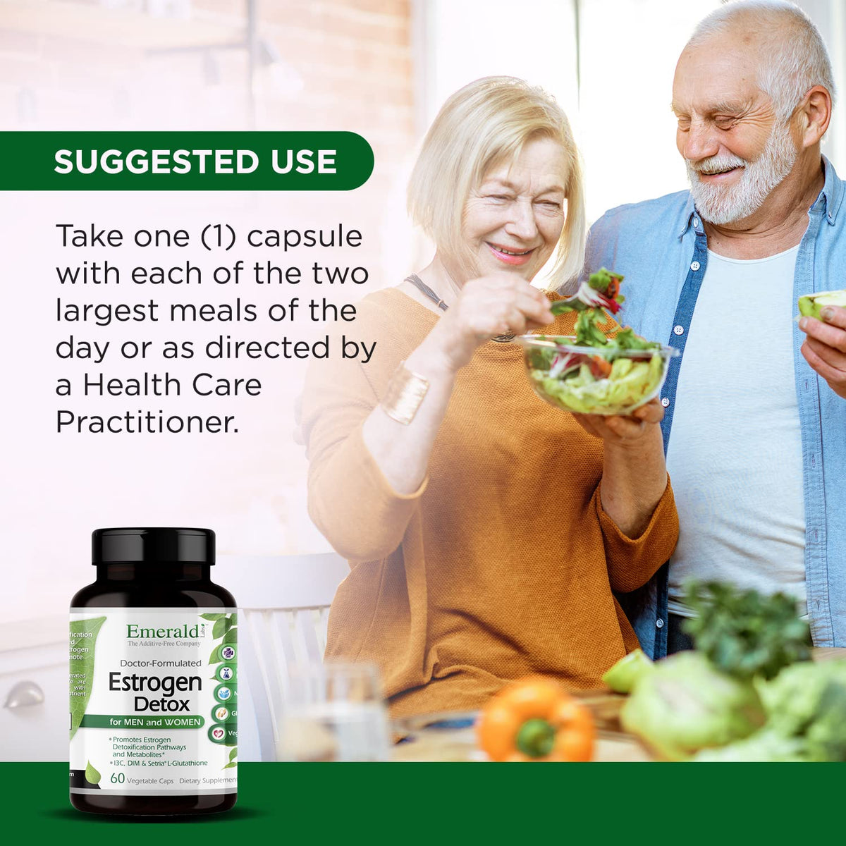 EMERALD LABS Estrogen Detox - 60 Vegetable Capsules - image 5
