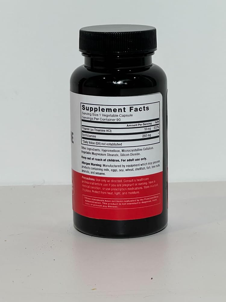 Force Factor Benfotiamine Plus Thiamine Supplement - 90 Capsules - image 10