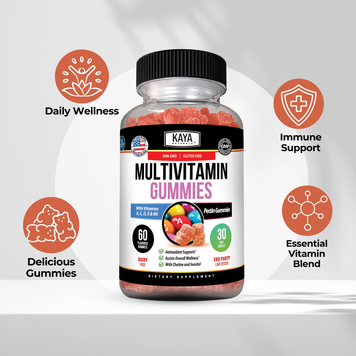 Kaya Naturals Adult Multi Vitamin Gummy
