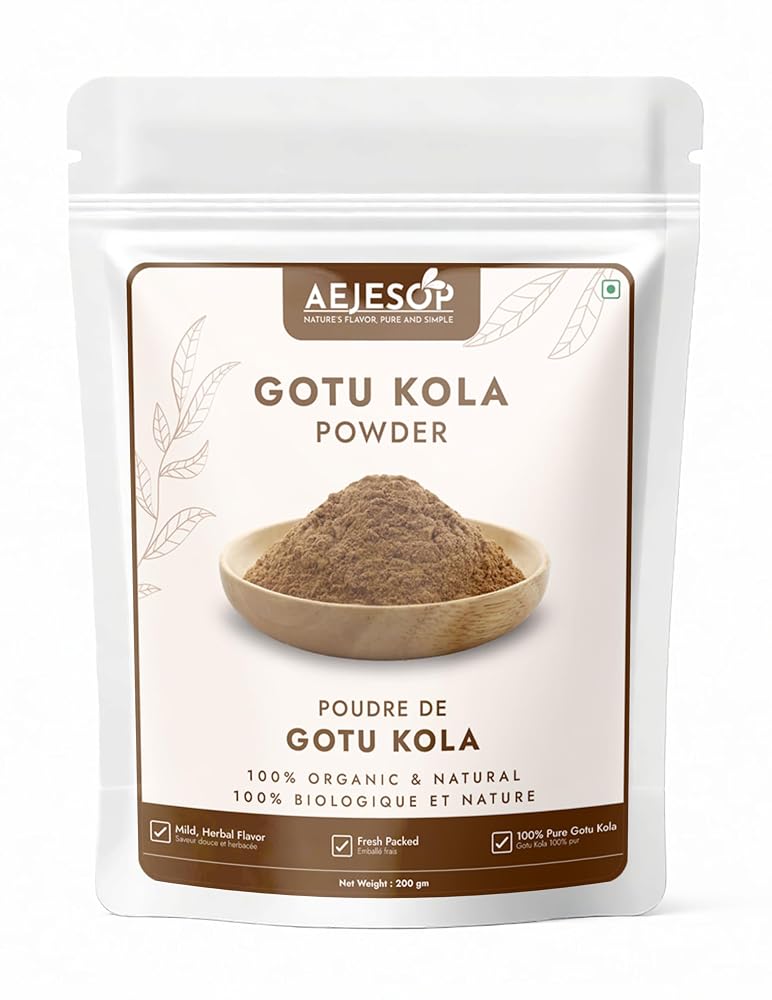 AEJESOP Organic Gotu Kola Powder - 7 oz (200g)