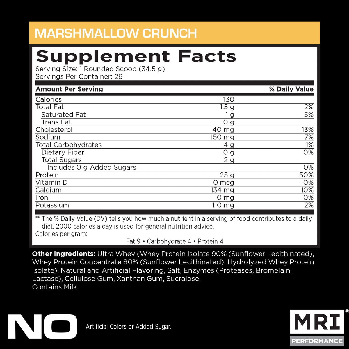 MRI Performance Ultra Whey Protein