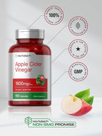 Horbäach Apple Cider Vinegar Capsules 1800mg - 150 Count - image 6