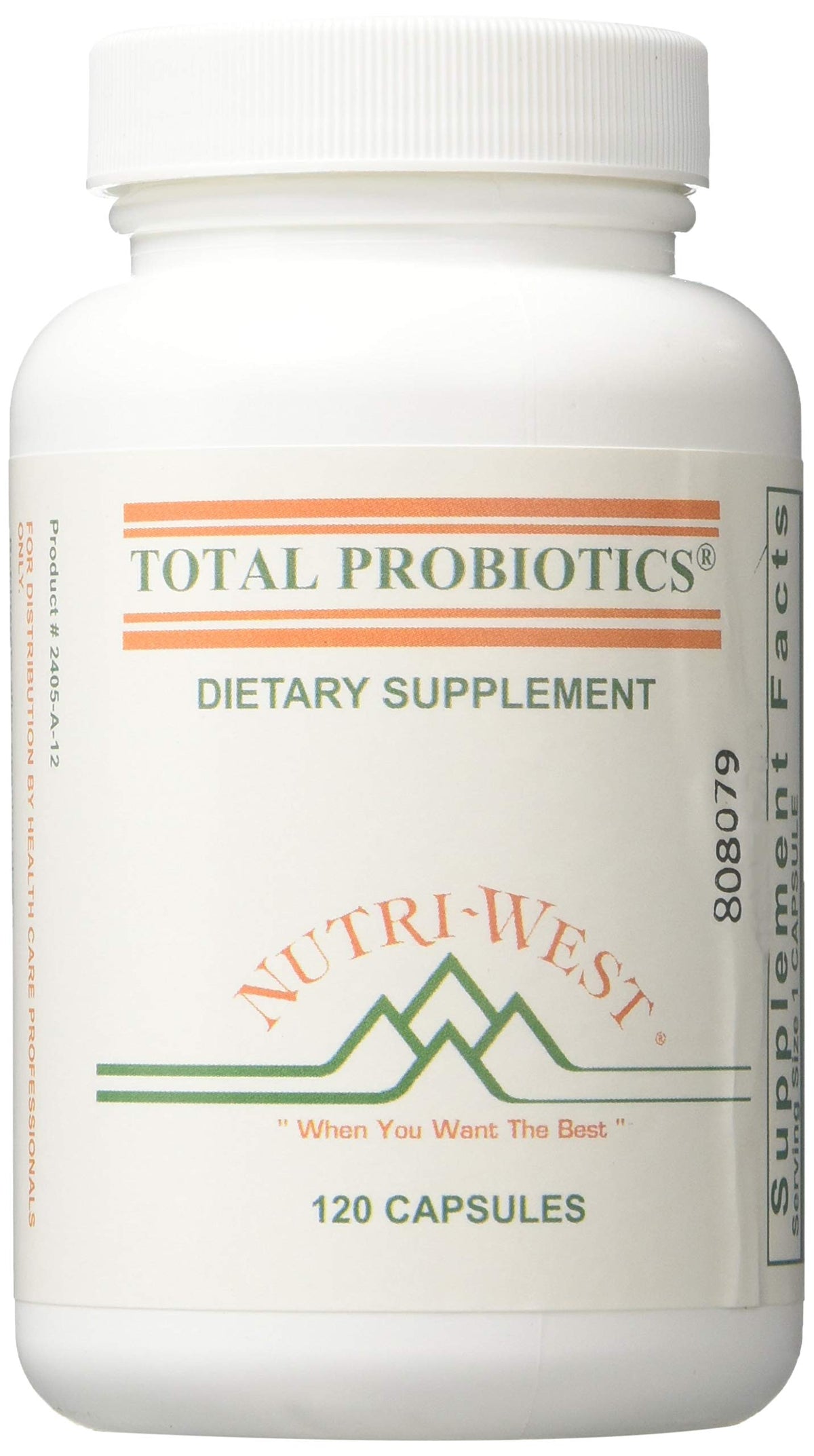 Nutri-West Total Probiotics - 120 Capsules