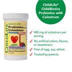ChildLife Essentials ChildBiotics with Colostrum - 184 Tablets - image 6