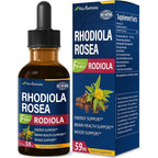 Nurbetoxa Rhodiola Rosea Herbal Drops for Energy & Brain Health - 2 Fl Oz