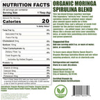 Chérie Sweet Heart Organic Moringa & Spirulina Powder for Energy - 6 oz - image 2