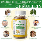 Lukaree Mullein Gummies for Lung Cleanse & Lymphatic Drainage - 120 Count - image 5
