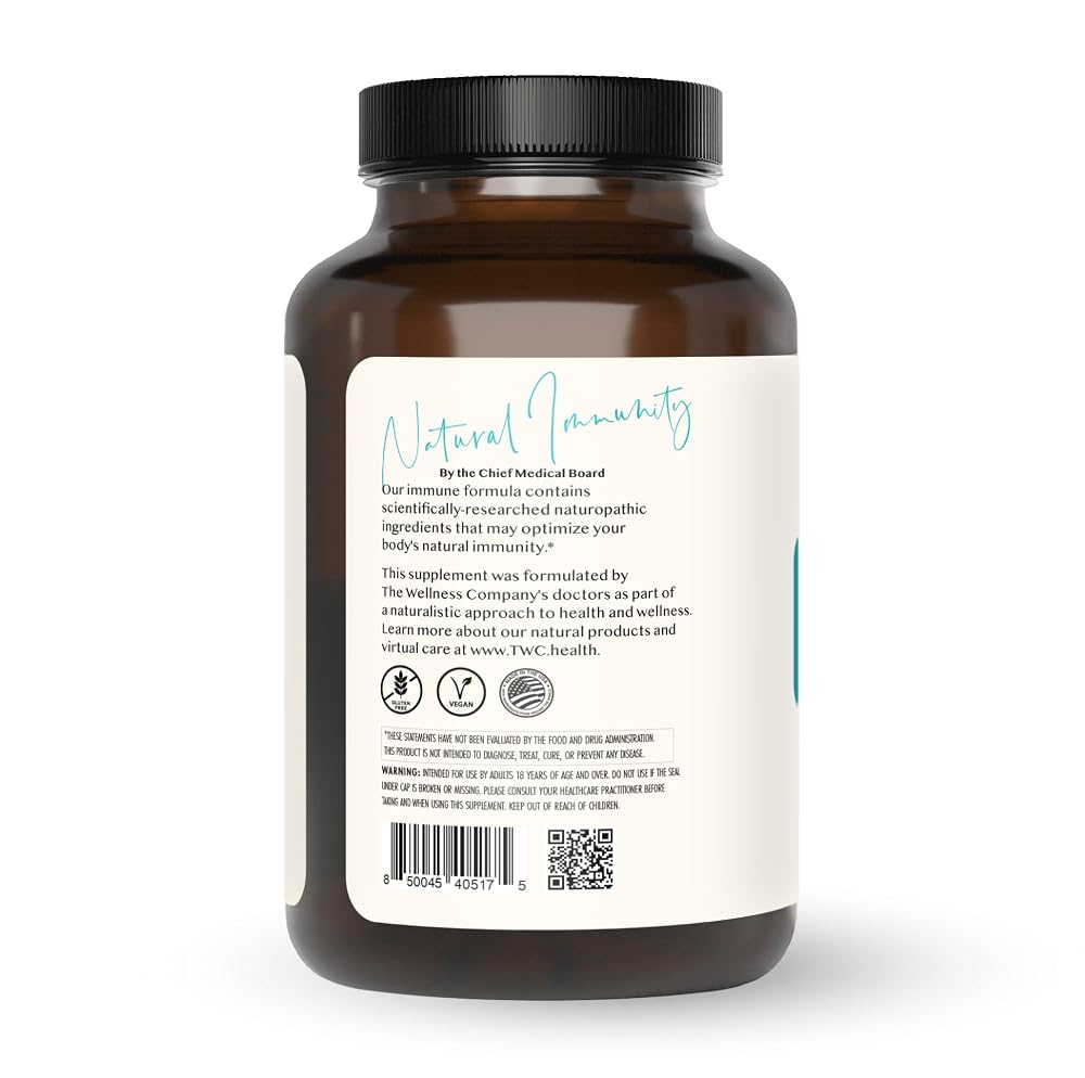 The Wellness Company Natural Immunity Immune Defense - 120 Capsules - image 2