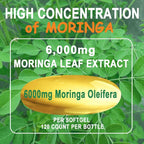 JINGYAT Moringa Softgels Organic Extract for Energy - 120 Softgels - image 4