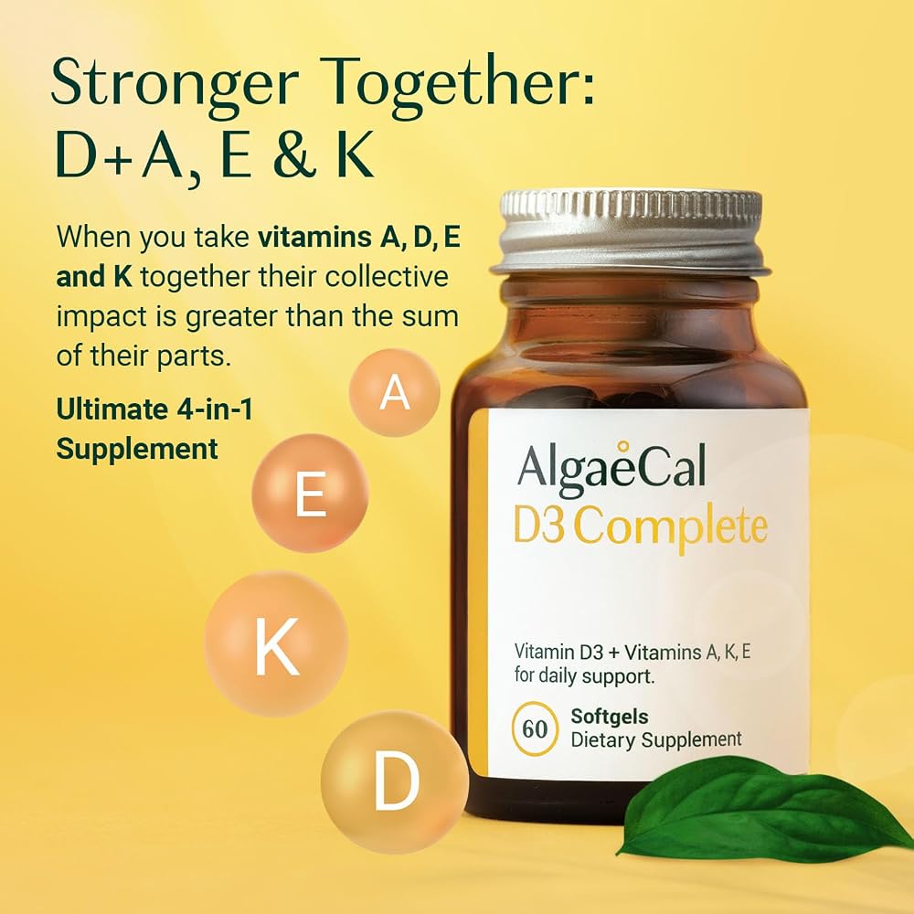 ALGAECAL D3 Complete - Enhanced Immune Support & Bone Health with D3