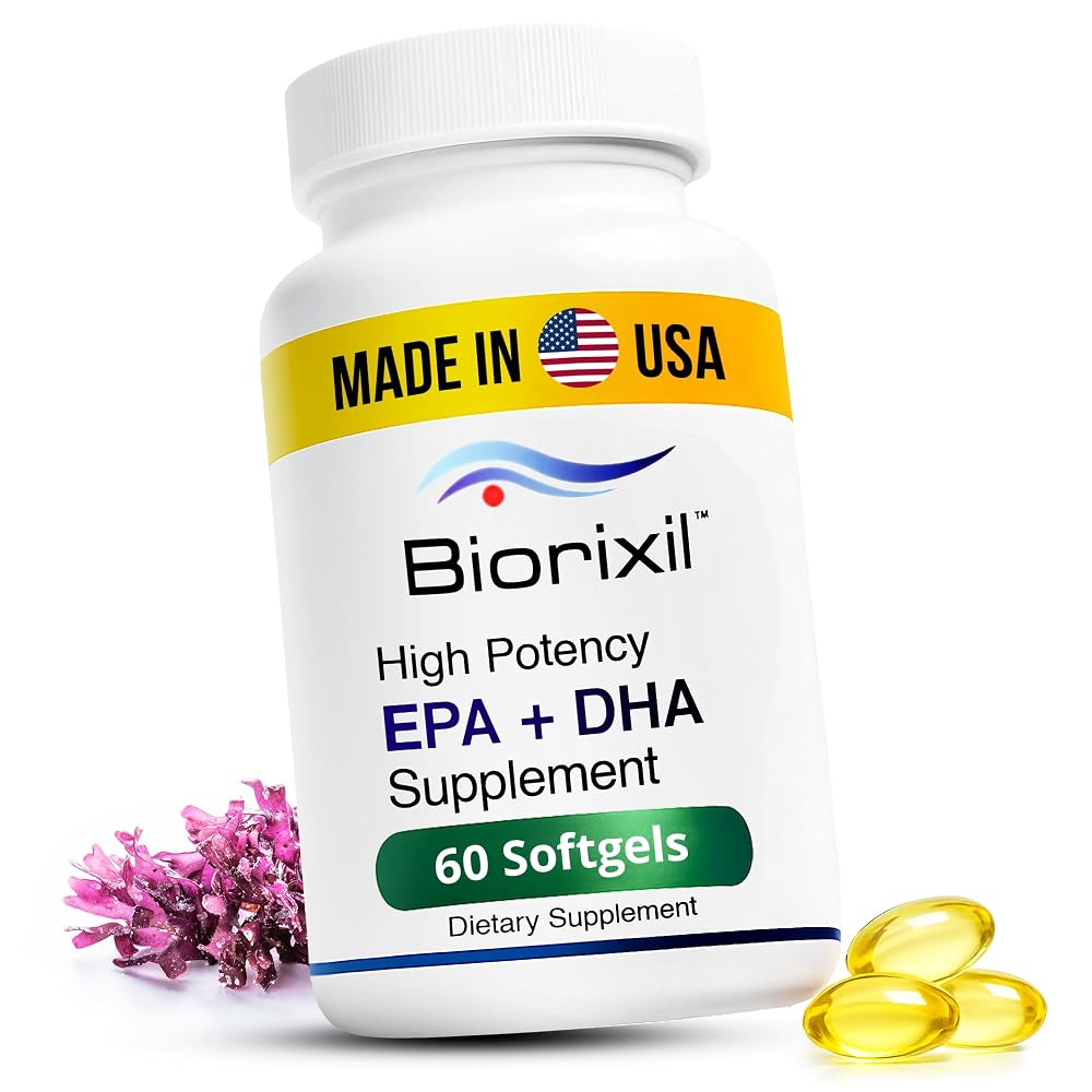Biorixil Vegan Omega-3 Algae Oil EPA & DHA - 60 Softgels