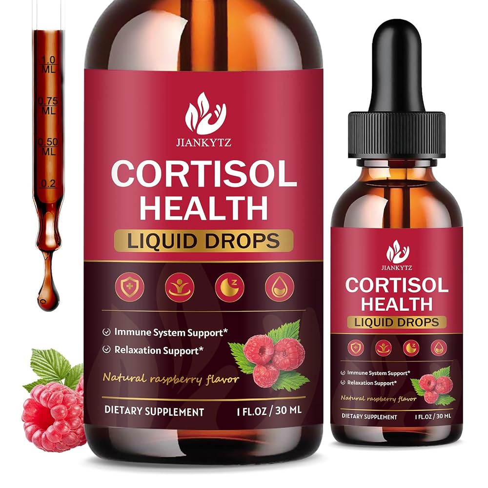 JIANKYTZ Cortisol Liquid Drops for Women - Balanced Cortisol