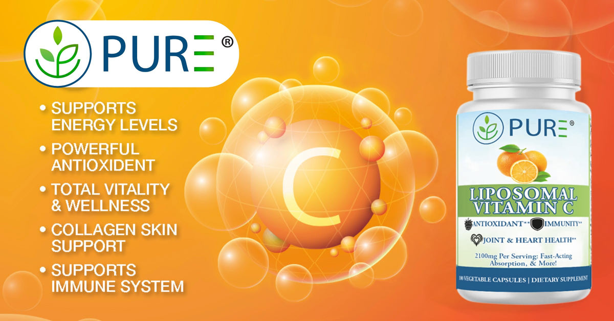 PURE Liposomal Vitamin C 2100mg Immune Support - 180 Capsules - image 4
