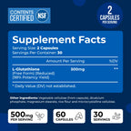 We Like Vitamins Glutathione 500mg - 60 Capsules - image 3