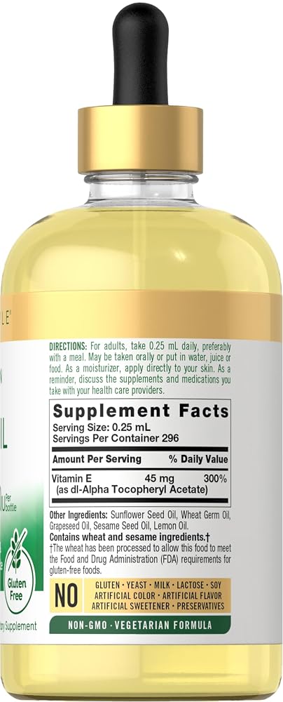 Carlyle Vitamin E Oil 30,000 IU - 2.5 fl oz - image 2