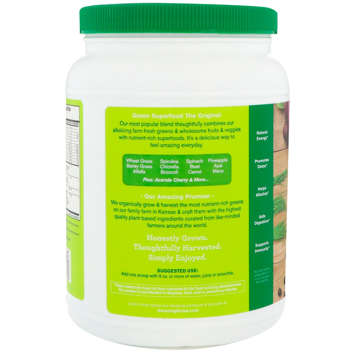 Amazing Grass Green SuperFood Original Powder - 28.2 oz - image 3