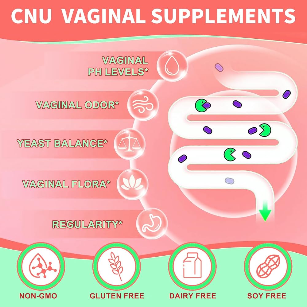 Ruolai Women's Vaginal Probiotics pH Balance - 60 Capsules - image 3