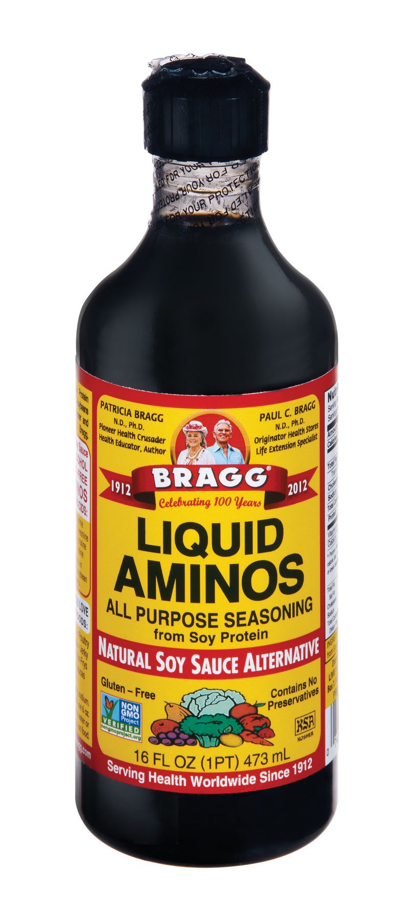 Bragg Liquid Aminos Non-GMO Soy Protein - 16 fl oz