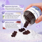 MABEFY Blueberry & Strawberry Potassium Magnesium Gummies for Sleep
