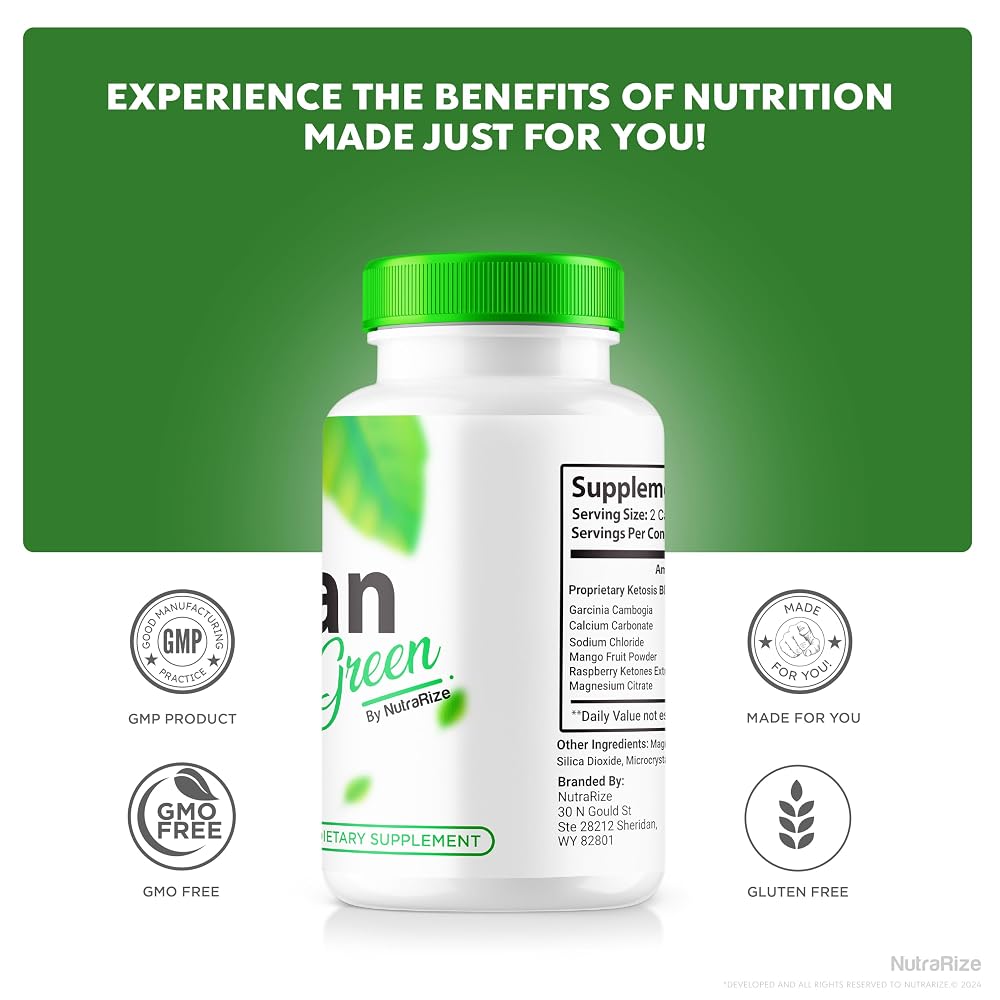 NutraRize Lean Green Capsules for Active Lifestyle - 60 Capsules - image 7