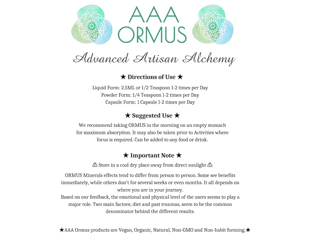 AAA Ormus Rose Capsules Mineral Blend - 45 Capsules - image 8