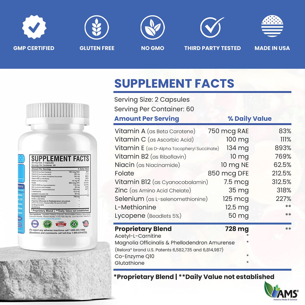 America Medic & Science MFS Plus - Male Fertility Supplement 120ct