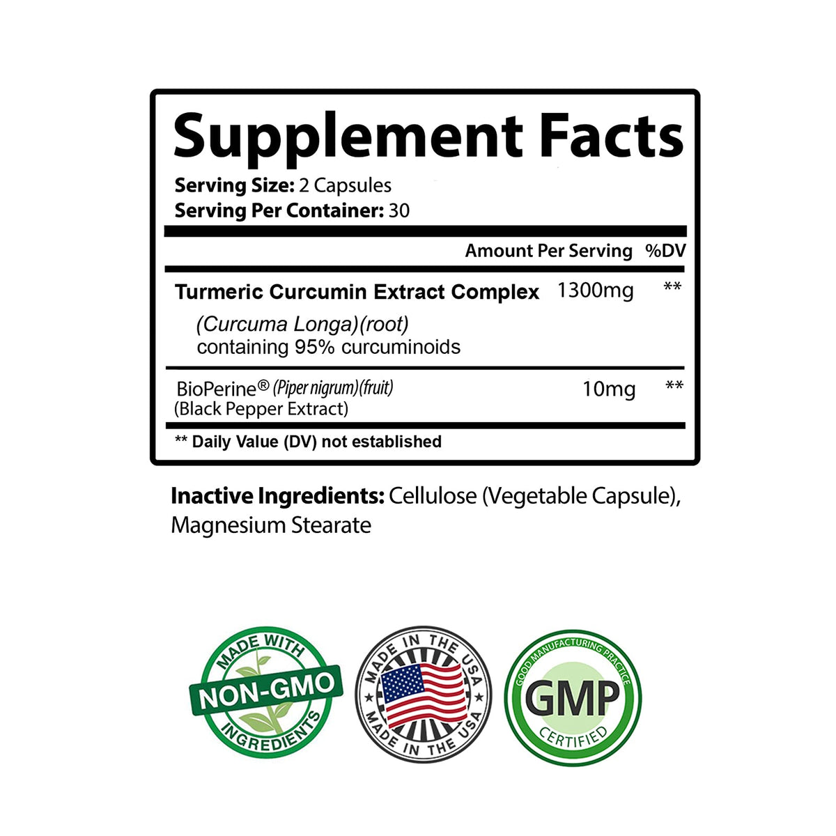 PureNature Plus Turmeric Curcumin with BioPerine - 60 Capsules - image 2