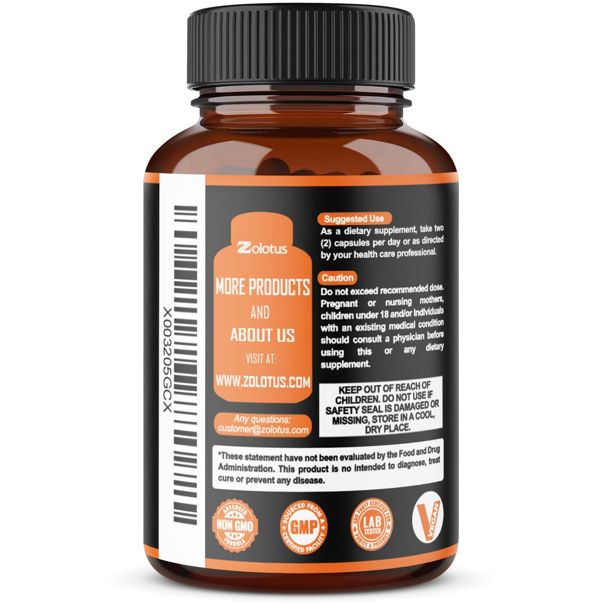 Zolotus Korean Red Panax Ginseng with Ginkgo Biloba - 120 Capsules - image 3