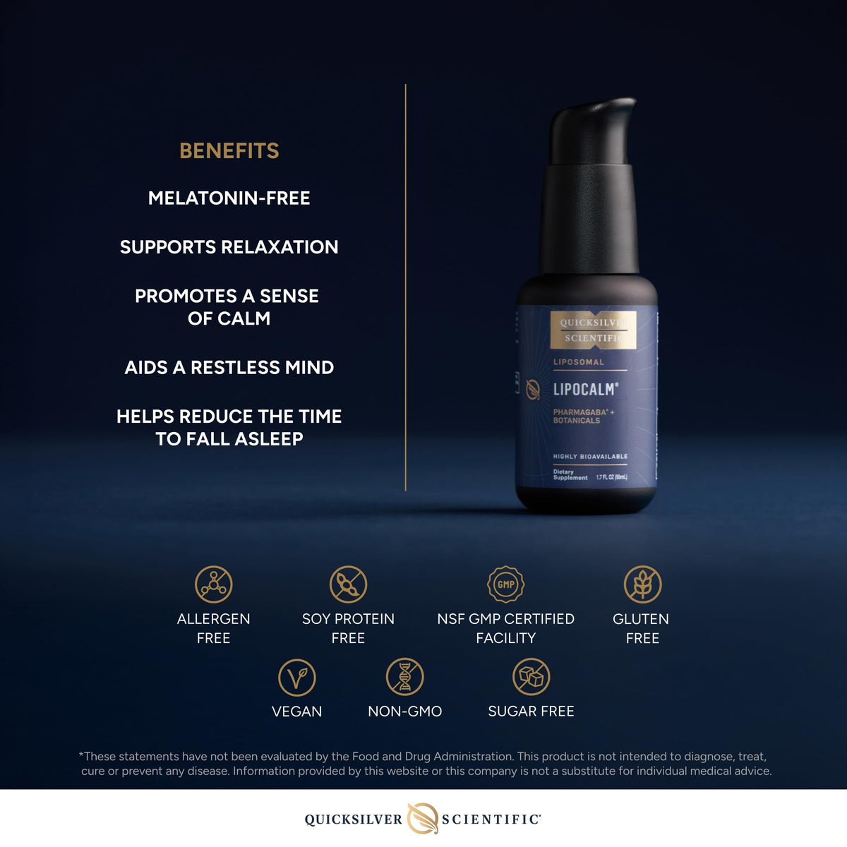 Quicksilver Scientific LipoCalm Chamomile Sleep Supplement - 50ml - image 4