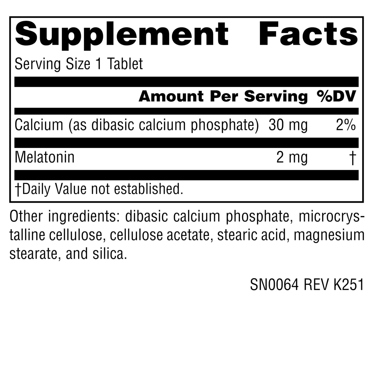 Source Naturals Melatonin 2mg