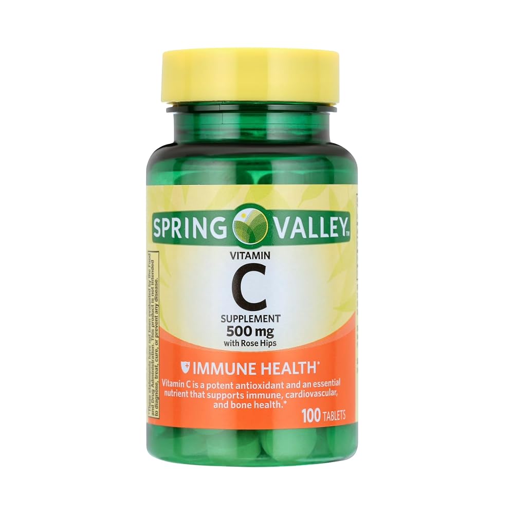 Unique Bundle Store Vitamin C 500MG with Rose HIPS