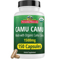 Peruvian Naturals Organic Vitamin C from Camu Camu - 150 Capsules