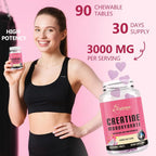 Zeylamum Creatine for Women with Collagen & BCAA - 90 Chews - image 6