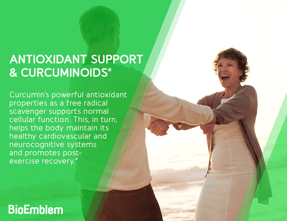 BioEmblem Turmeric Curcumin Supplement with BioPerine