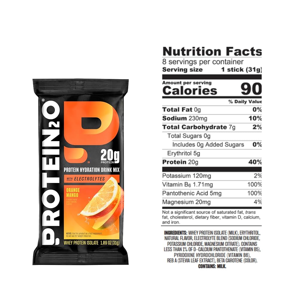 Protein2o 20g Whey Protein Isolate Clear Protein Powder