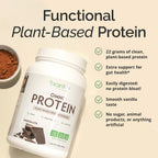 BrainMD Omni Protein Plant-Based Powder Chocolate - 30 Servings - image 2