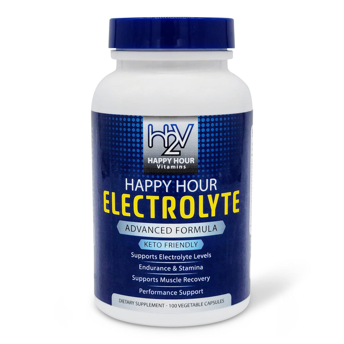 Happy Hour Vitamins Electrolyte Pill - 100 Vegetarian Capsules