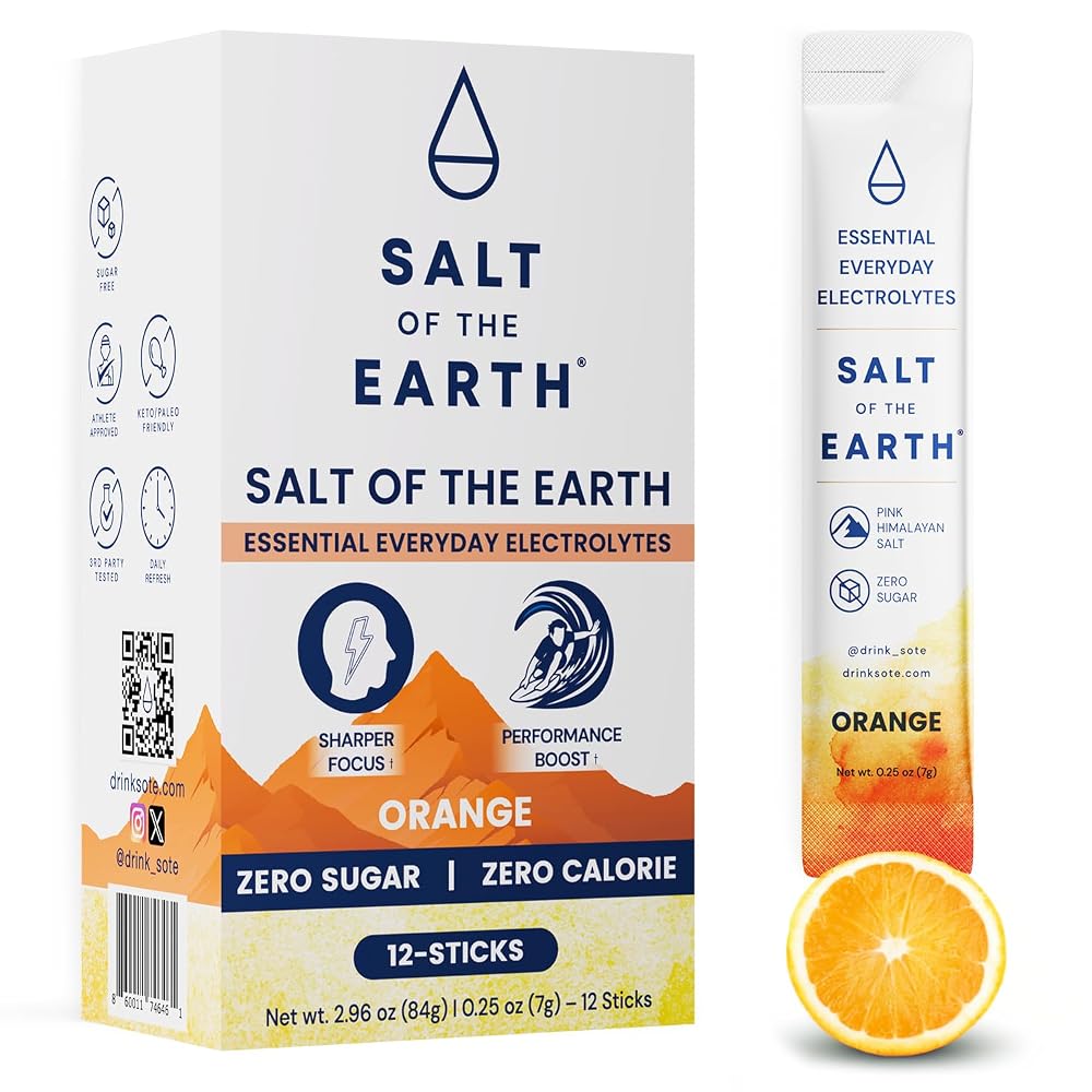 Salt of the Earth Premium Zero-Sugar Electrolyte - Made with Pink