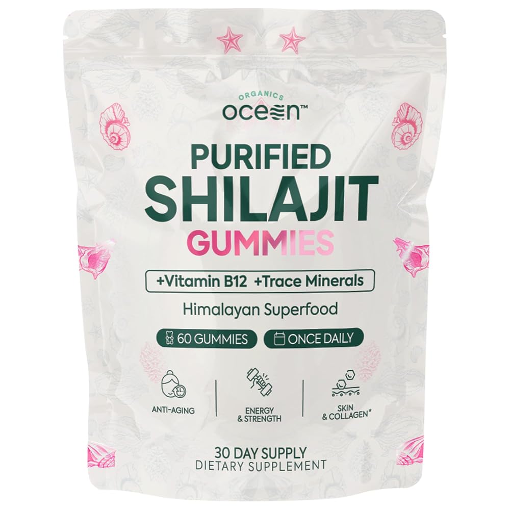 Organics Ocean Shilajit Gummies Pumpkin Cocoa - 60 Gummies