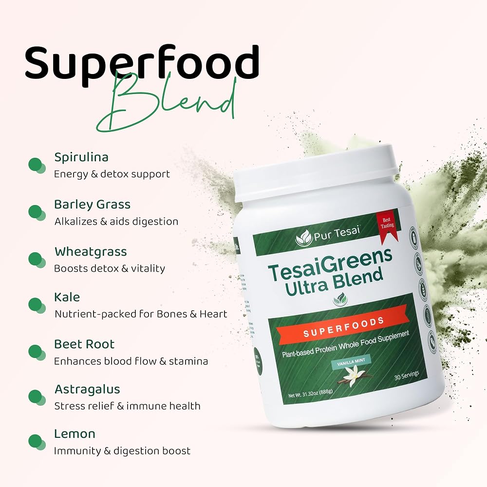 Pur Tesai TesaiGreens Ultra Blend Superfood Powder - 1.96 lb - image 4